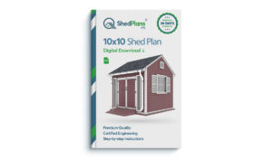 10x10 garden shed plan