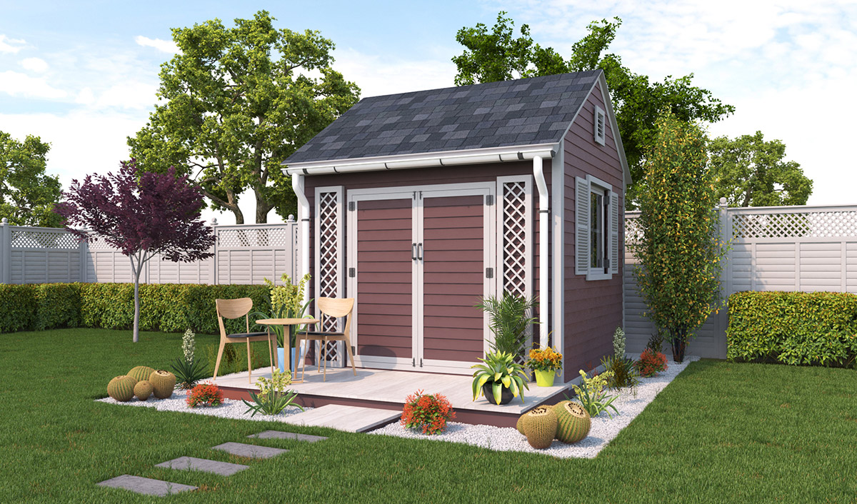 10x10 garden shed preview