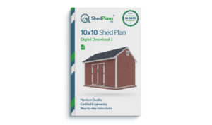 10x10 storage shed plan