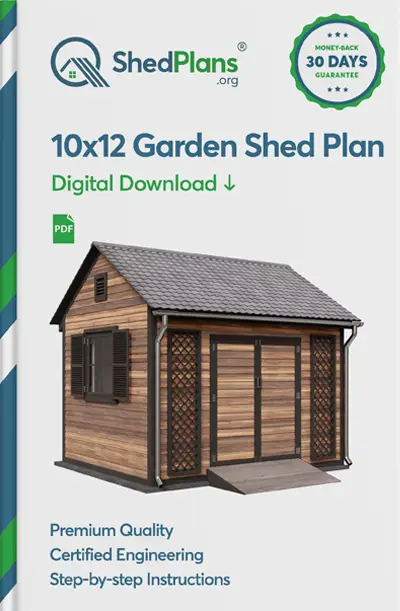 10x12 Garden Shed Product Box