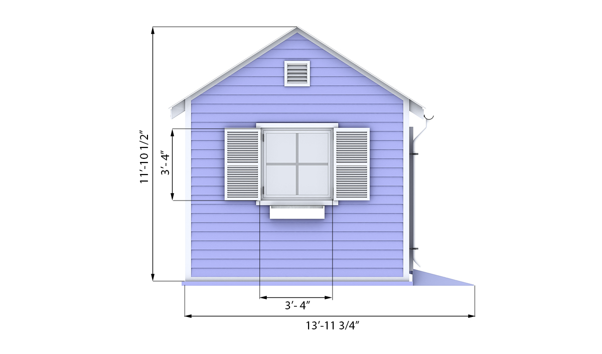 10x12 garden shed front preview