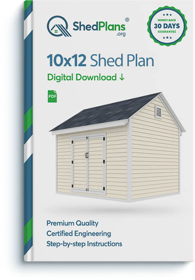 10x12 storage shed plan