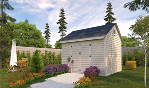 10x12 gable storage shed plans