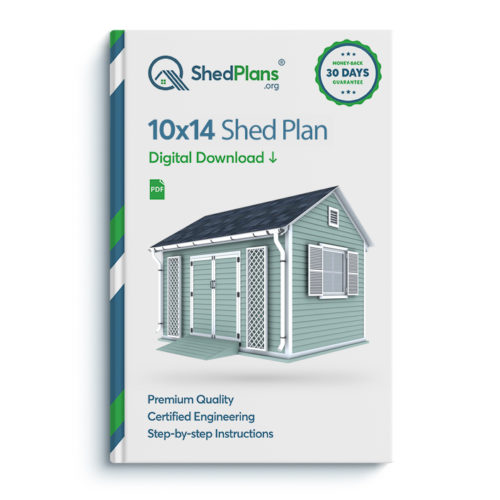 10x14 garden shed plan