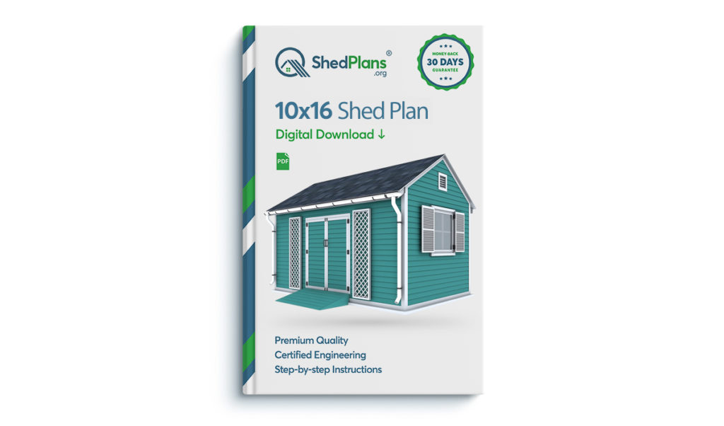 10x16 garden shed plan