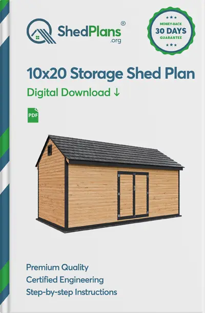 10x20 storage shed box