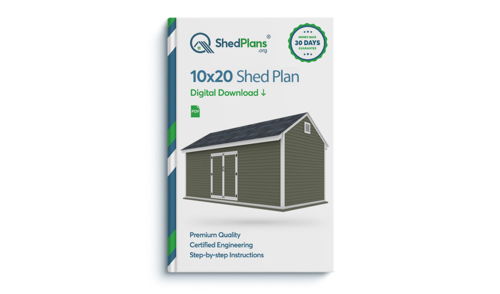 10x20 storage shed plan
