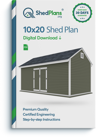 10x20 storage shed plan