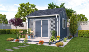 12x12 gable garden shed plans