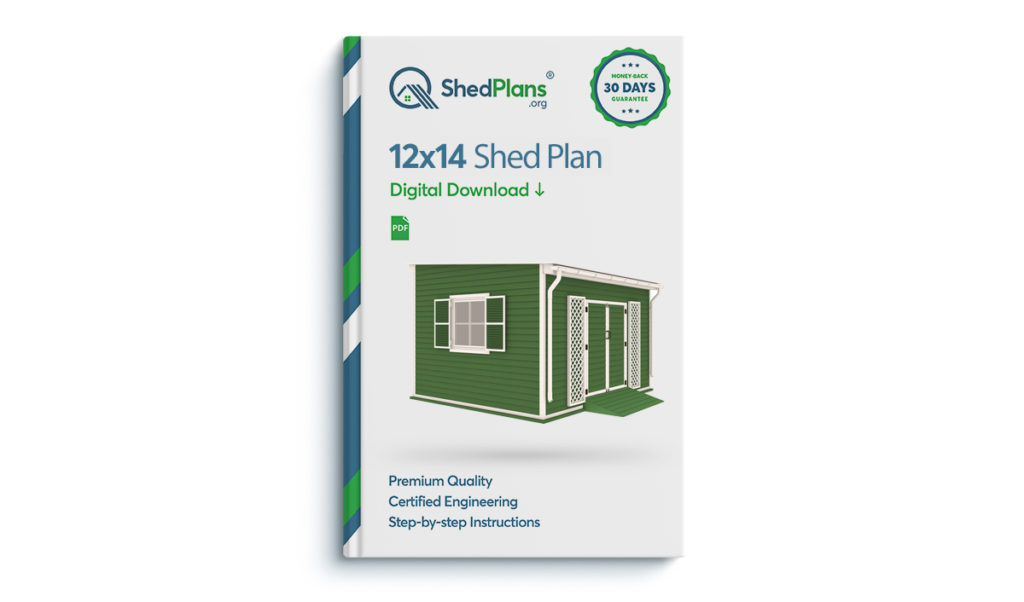 12x14 garden shed plan