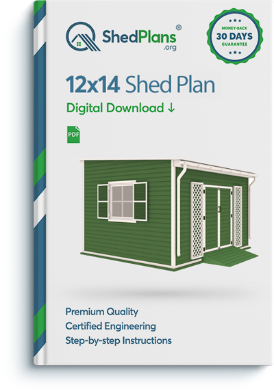 12x14 garden shed plan