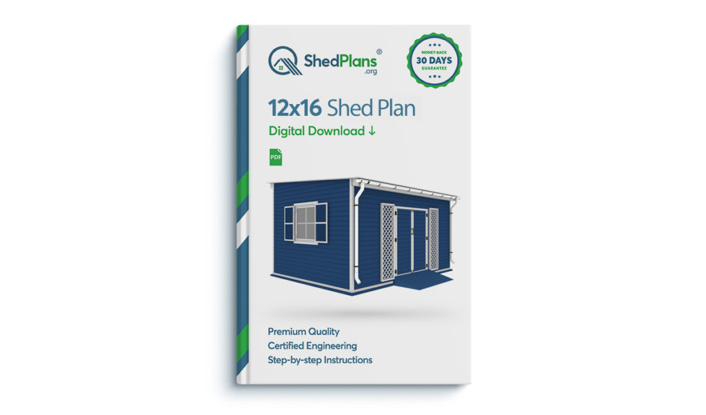 12x16 garden shed plan