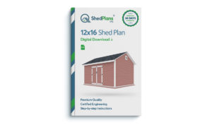 12x16 storage shed plan