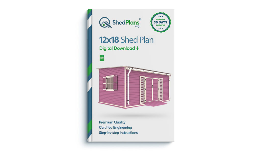 12x18 garden shed plan