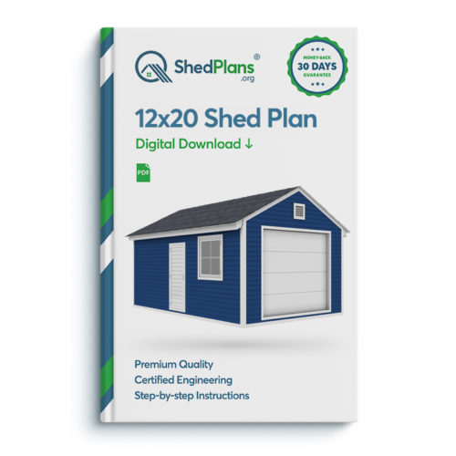 12x20 garage shed plan