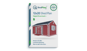 12x20 garden shed plan