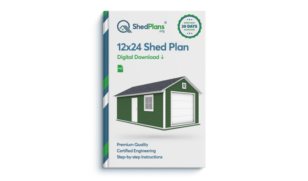 12x24 garage shed plan