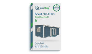 12x24 garden shed plan