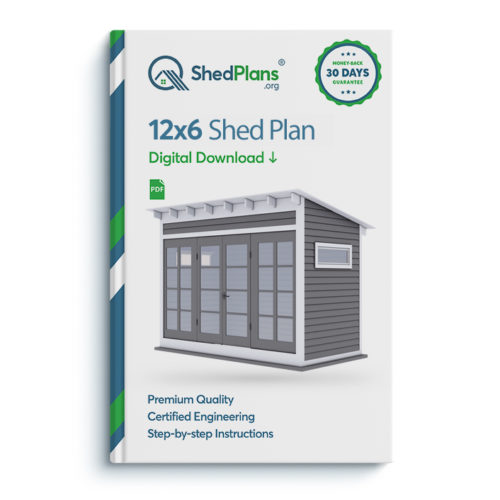 12x6 garden shed plan