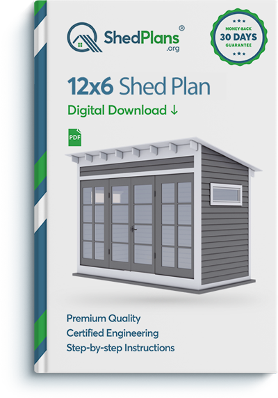 12x6 garden shed plan