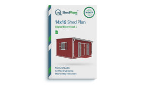 14x16 lean to garden shed plan