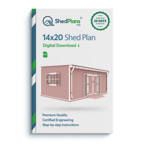 14x20 garden shed plan