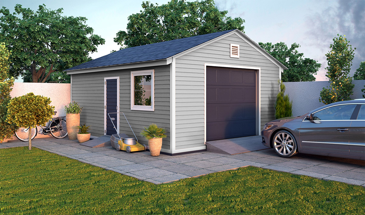 16x20 garage shed preview