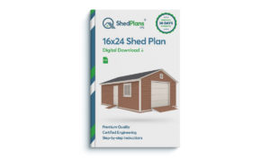 16x24 garage shed plan