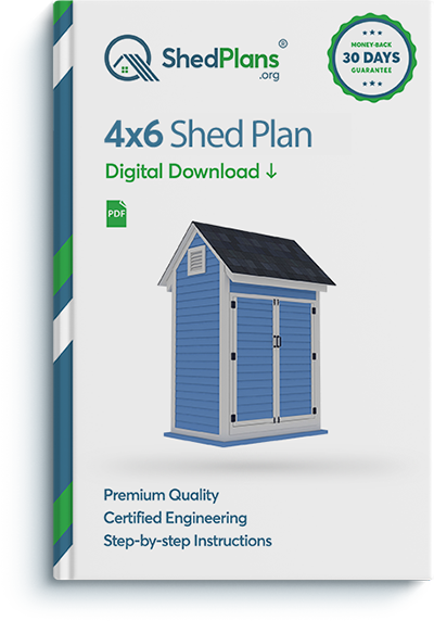4x6 bike shed plan