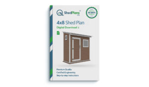 4x8 storage shed plan