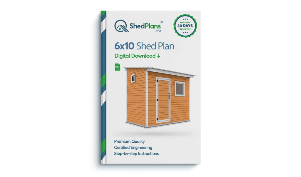 6x10 storage shed plan