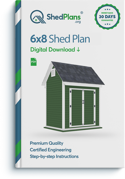 6x8 bike storage shed plan - shedplans.org