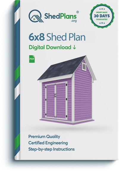 6x8 storage shed plan