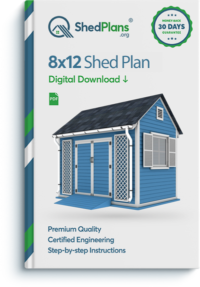 8x12 garden shed plan