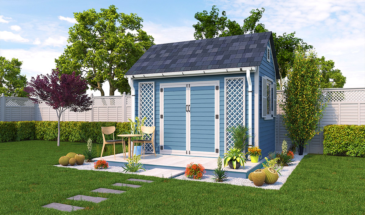 8x12 garden shed preview