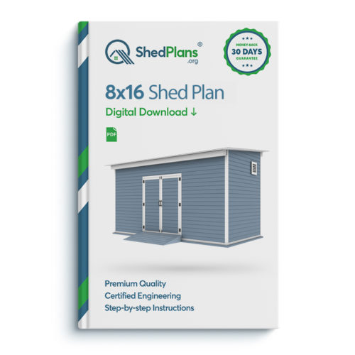 8x16 storage shed plan