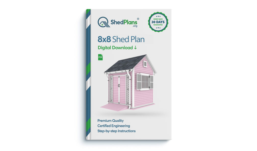 8x8 garden shed plan