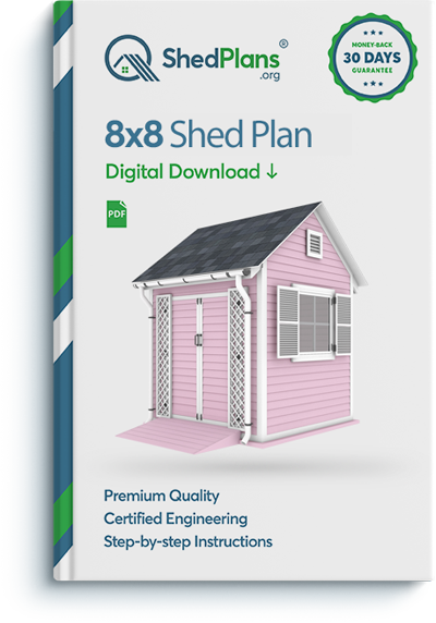 8x8 garden shed plan