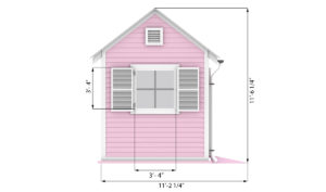 8x8 garden shed side preview