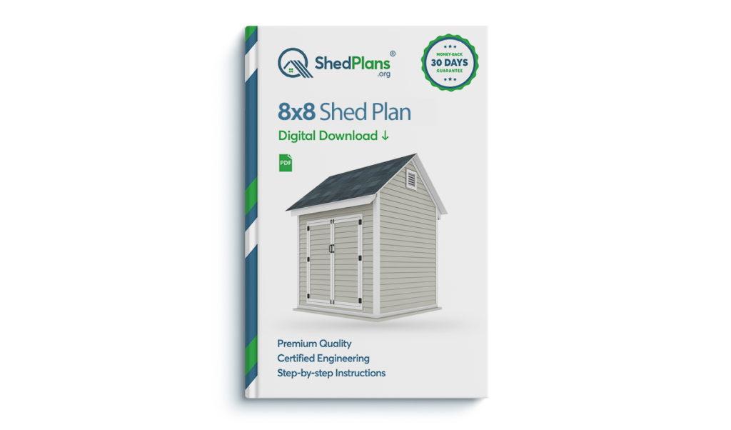8x8 storage shed plan