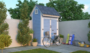 4x6 bike shed preview