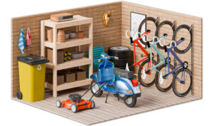 what fits inside medium storage shed