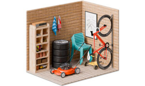 what fits inside small storage shed