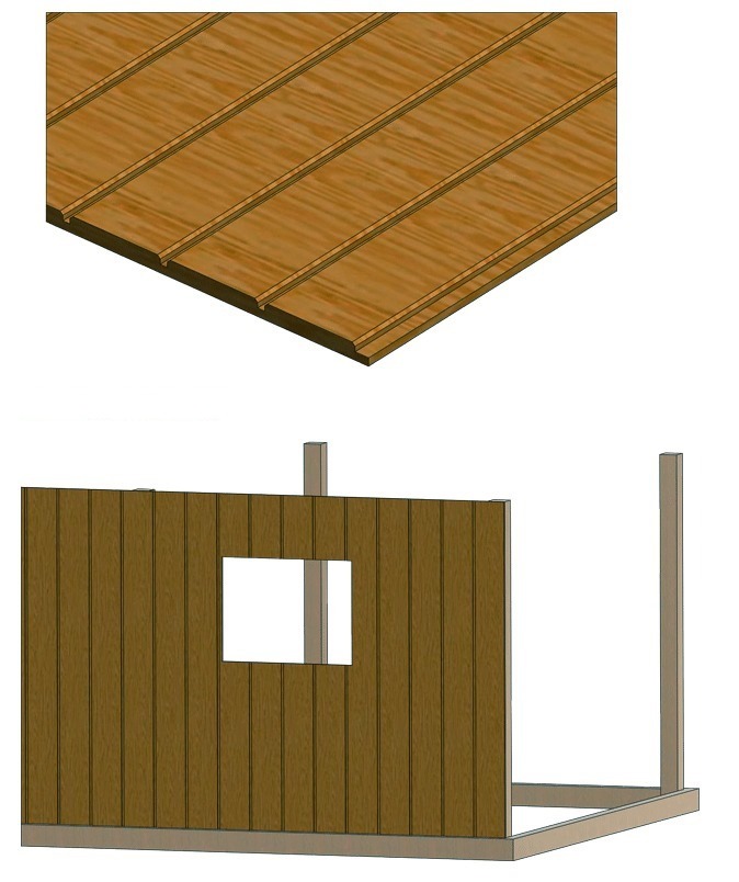 shed plywood siding