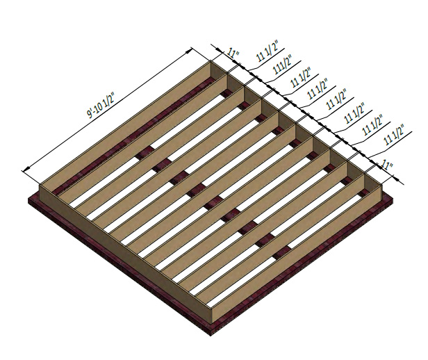 shed floor framing