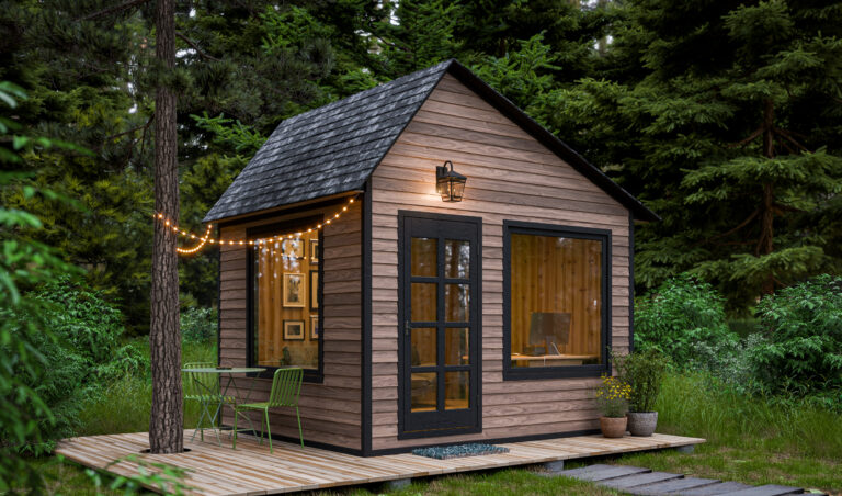 10x12 Modern Office Shed