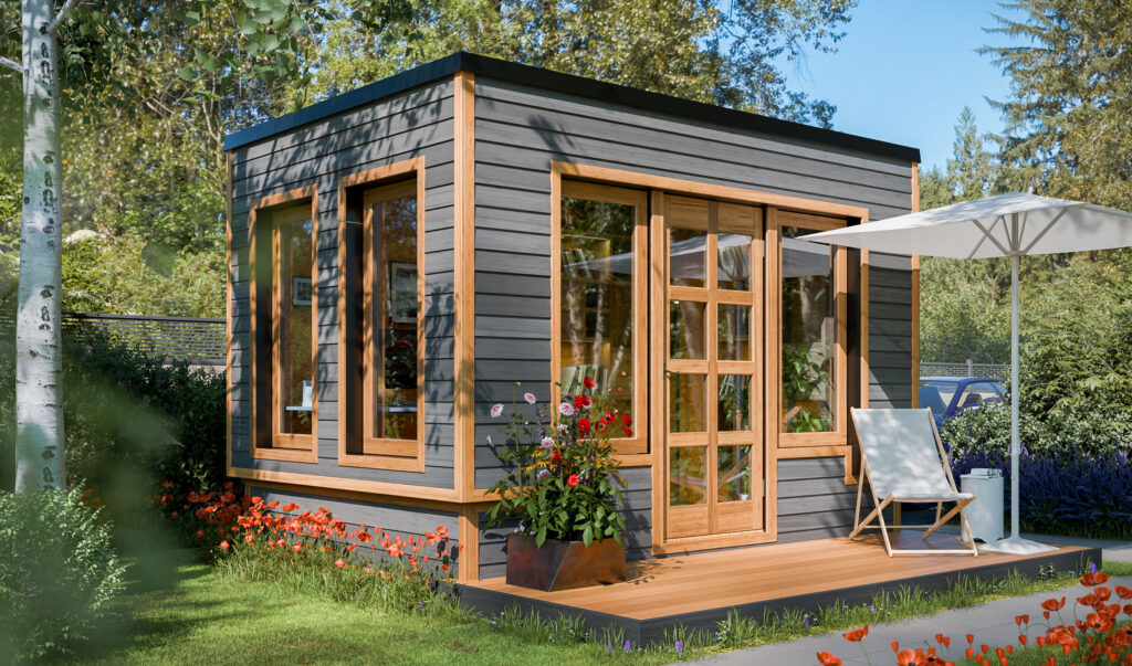 8x12 modern she shed design