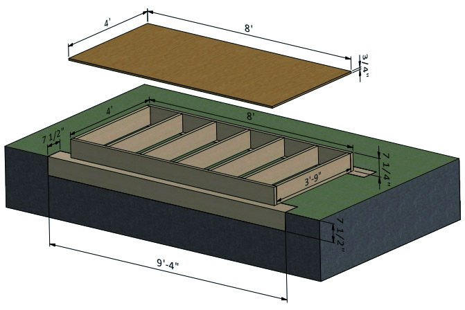 floating foundation shed