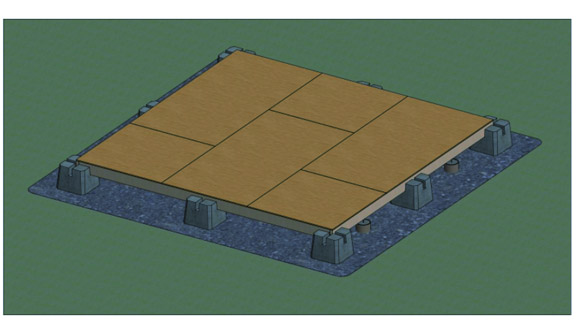 plywood layout for the floor