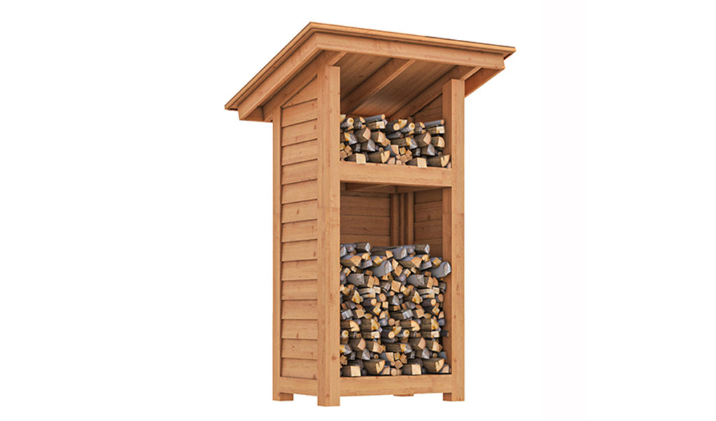 2x3 firewood shed